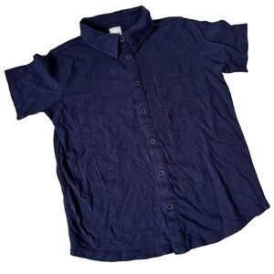 Hanna Andersson Soft Knit Button Up Shirt